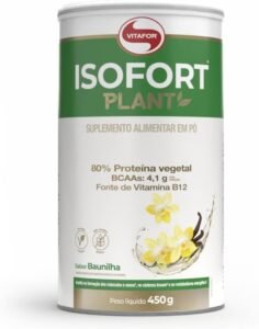 Pote de Vitafor Isofort Plant sabor baunilha